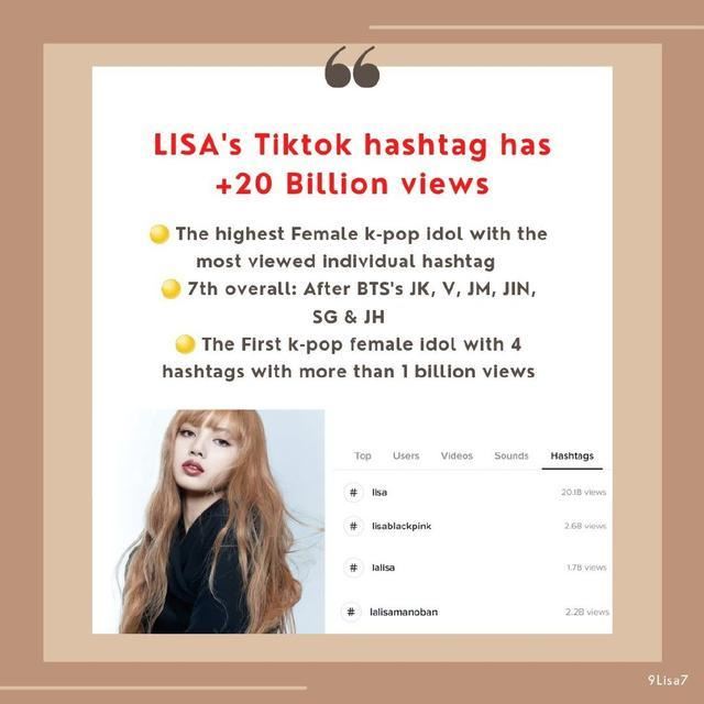 lisa的tiktok名叫什么？