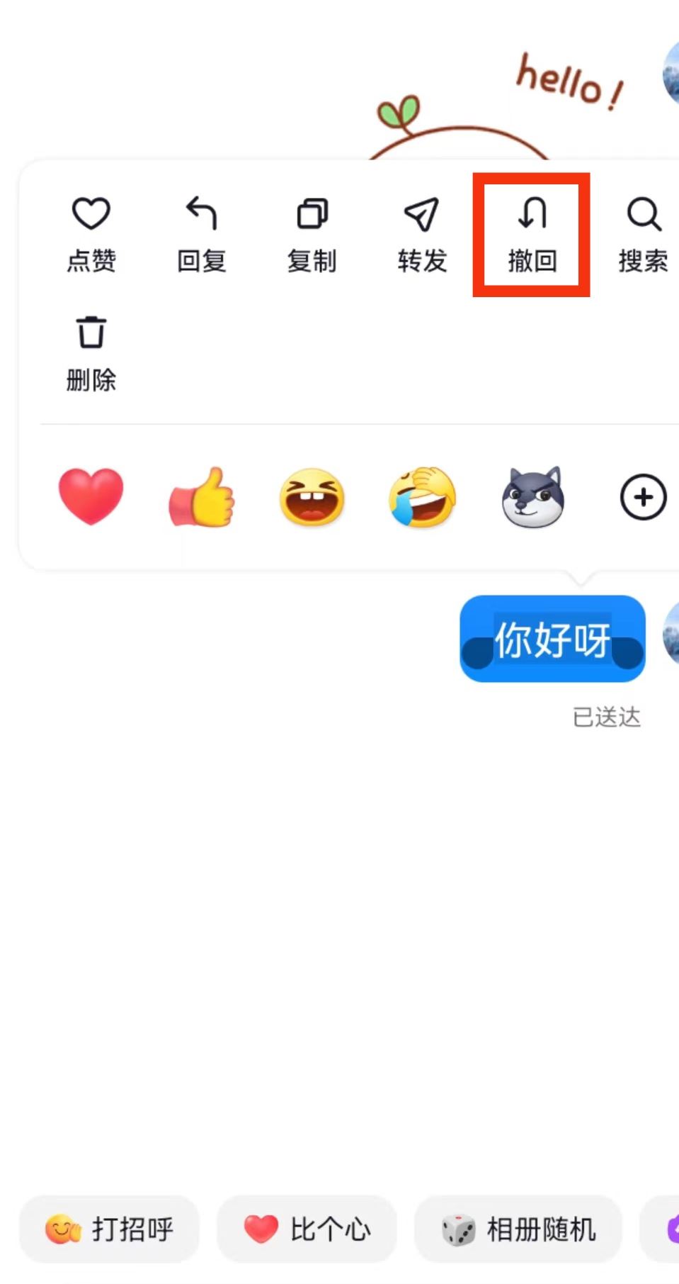 抖音私信怎么撤回？